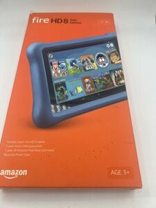 Amazon Fire HD 8 Kids Edition (8th Generation) 32 GB, Wi-Fi, 8 in - Blue 海外 即決