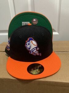 NEW ERA MENS NEW YORK METS MR MET 59FIFTY FITTED COOPERSTOWN CORDUROY HAT SZ 7 海外 即決