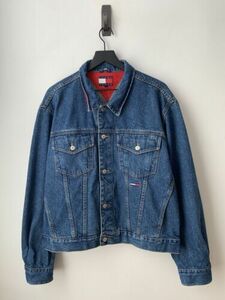 Vintage Tommy Hilfiger Denim Jacket Mens Size XL 海外 即決