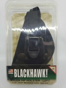 Blackhawk Nylon Hip Holster 3.5"-4.5" Large Autos Open End Black Left 73NH07BKL 海外 即決