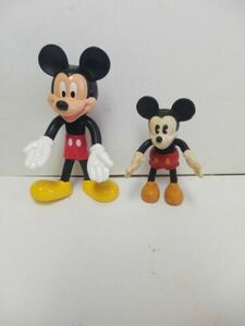 Vintage (WALT DISNEY WORLD RESORT) "MICKEY MOUSE" PVC Figure,(lot of 2) 海外 即決