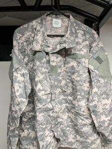 ACU Jacket Large Short Digital Camo Fire Resistant Coat FRACU Army Ripstop LS 海外 即決