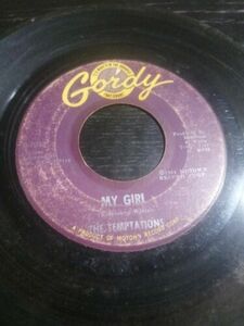 The Temptations "Nobody But My Baby (Talking 'Bout)/My Girl" 45 Northern Soul 海外 即決