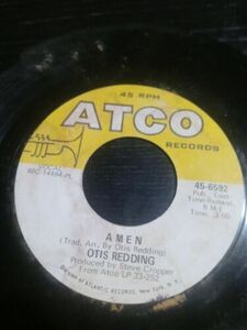 Otis Redding "Amen //Hard To Handle" Northern ソウル 45 Motown ATCO Records 海外 即決