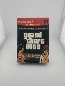 Grand Theft Auto Double Pack Greatest Hits (Sony PS2, 2003) Tested 海外 即決