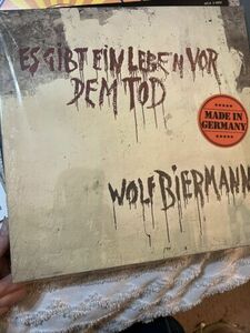 Wolf Biermann LP C 'and' A Hip First Of Death 1° 新品未開封 Md in Germany Mint 海外 即決