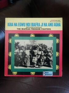 Rare Record! BIAFRAN FREEDOM FIGHTERS / Igba Na Egwu Ndi Biafra LP バイナル record 海外 即決