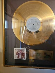 Kenny Rogers gold record Issued To Sam Citro Of CAPITOL RECORDS 海外 即決
