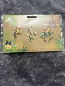 NEW Disney Minnie Mouse Main Attraction Tiki Room May 3 Pin Set 5 of 12 海外 即決