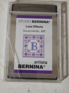 Studio Bernina LACE EFFECTS #517 Artista Embroidery Designs Card 海外 即決