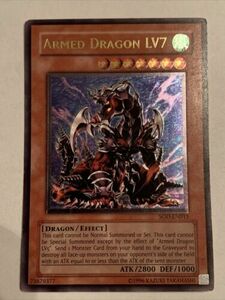 Yugioh: Armed Dragon LV7 - SOD-EN015 - Ultimate Rare - Unlimited - LP 海外 即決