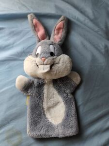Vintage Bugs Bunny Hand Puppet - 1990 - 24K Special Effects Co - Flex Ears 海外 即決