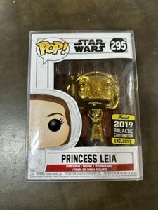 Funko POP! Star Wars Princess Leia #295 2019 Galactic Convention Exclusive B31 海外 即決