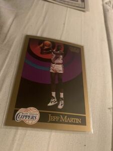 1990-91 SkyBox #130 JEFF MARTIN RC Los Angeles Clippers Rookie 海外 即決