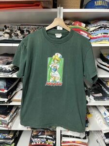 Vintage Hook Ups Skateboard Nurse Shirt Men L Green 90s Anime Blink 182 海外 即決