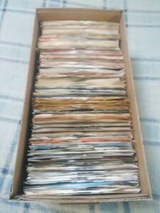 45rpm バイナル Mixed Job Lot of 200+ w/ sleeves #1 海外 即決