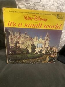 It's a Small World w/ storybook ST 3925 Disneyland Record 1964 Worlds Expo LP 海外 即決