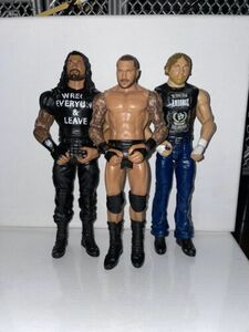 Wwe Mattel Action Figure Lot Of 3 Dean Ambrose Roman Reigns & Randy Orton 海外 即決