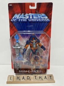 HE-MAN MASTERS OF THE UNIVERSE (MOTU) - MAN-E-FACES ACTION FIGURE (Blue Weapon) 海外 即決