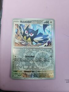 ポケモン - Rookidee - 164/193 - Reverse Holo - Paldea Evolved - NM MISCUT ERROR 海外 即決