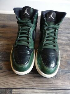 RARE 31cm(US13) - Jordan 1 High Anti-Gravity Machines 2016年 dark グリーン 40% Off 海外 即決