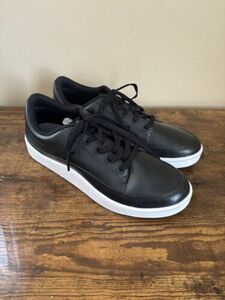 Allbirds Plant Pacers Natural Black Sneakers PP Men's 10 Vegan レザー Shoes 海外 即決