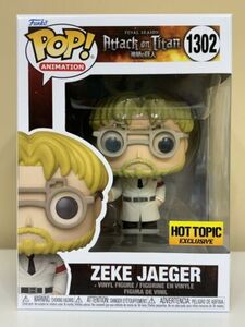 Funko POP! Animation: Attack On Titan Zeke Jaeger #1302 海外 即決