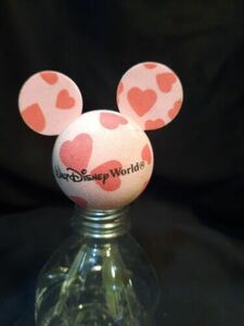 Disney Antenna Topper Hearts Valentine's Day Mickey Mouse Ears 海外 即決