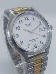 Casio, MTP-1203, Men's, Date, 10 Year Battery, WR 5 Bar, 39 mm, New Battery 海外 即決