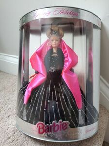 Happy Holidays Barbie (1998) Fashion Doll NRFB Mattel Vintage Barbie see box pic 海外 即決