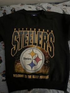 Vintage Pittsburgh Steelers Starter Crew Neck Sweatshirt 海外 即決