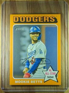 2024 Mookie Betts Topps Heritage MINI Orange SSP 5/5 MLB Los Angeles Dodgers 海外 即決