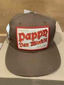 Pappy Van Winkle Cigars Drew Estate Strapback Brown Hat Cap New With Tag 海外 即決