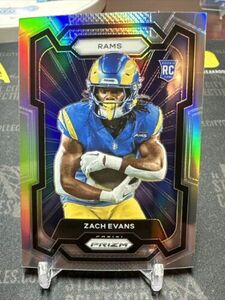 2023 Prizm Zach Evans Rookie Image Variation Silver RC #321 Los Angeles Rams 海外 即決