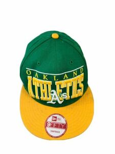 New Era 59FIFTY Oakland A’s Athletics Med/Large A-Frame Snapback Ball Cap MLB 海外 即決