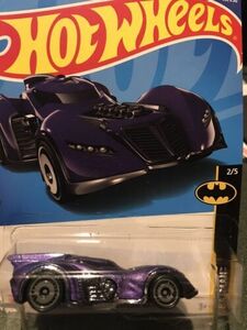 Hot Wheels Batman Arkham Asylum Batmobile Purple 32/250 2022 Batman 2/5 New 海外 即決