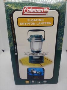 Coleman Floating Krypton Lantern - Silver Metallic Finish FLOATS. L10 海外 即決