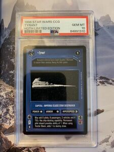 PSA 10 - Tyrant (Star Destroyer) - 1996 Decipher Star Wars CCG - Hoth Limited 海外 即決