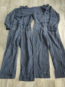 (2) Tennier Industries Flame Resistant Cotton U.S. Military Coveralls Type I 42R 海外 即決