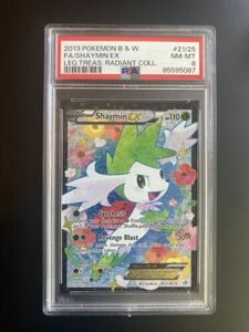 2013 ポケモン Shaymin EX PSA 8 NM-MT Radiant Collection #RC21 海外 即決