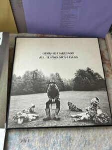 GEORGE HARRISON オリジナル 1970 All Things Must Pass 3LP W/POSTER Complete Apple 海外 即決