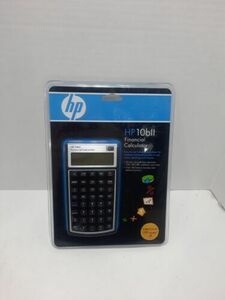 HP Hewlett Packard 10Bll Financial Calculator Plus Manual - New/Sealed #125 海外 即決