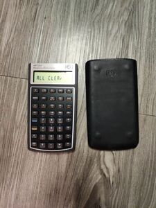 HP 10BII+ 10bll Plus Financial Calculator w/Black Sleeve 海外 即決