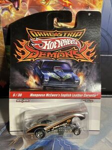 Hot Wheels Drag Strip Demons #6/30 Mongoose McEwen's English Leather Corvette 海外 即決