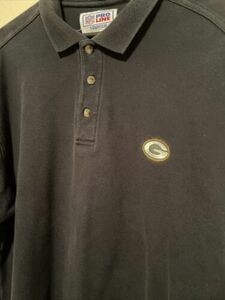 Vintage Green Bay Packer Starter Proline Polo Shirt XL Embroidered G Logo NFL 海外 即決