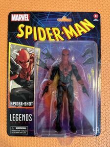 Marvel Spider-Man Legends Series Retro Spider-Shot 6 Inch Action Figure 海外 即決