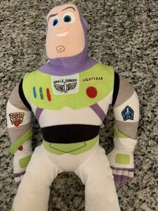 Disney Pixar BUZZ LIGHTYEAR Soft Plush Pillow Buddy From Toy Story 4 海外 即決