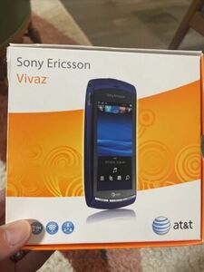 Sony Ericsson Vivaz u5 at Galaxy Blue (Unlocked) Smartphone Open Box Facebook 海外 即決