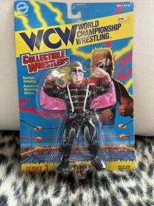 WCW Collectible Wrestlers Series 3 Sting by Toymakers 1994 New/sealed 海外 即決