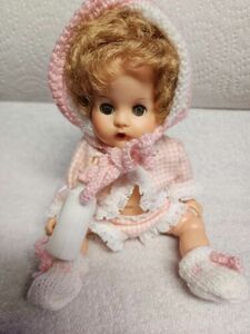 Vintage Ginnet Look A Like Doll Unmarked 8in 1950s All ORIGINAL 海外 即決